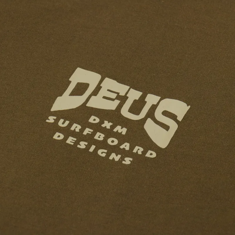 Deus Ex Machina Stinger T Shirt Dark Olive-5