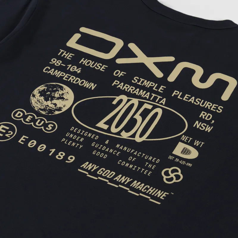 Deus Ex Machina Committee T Shirt Black-4