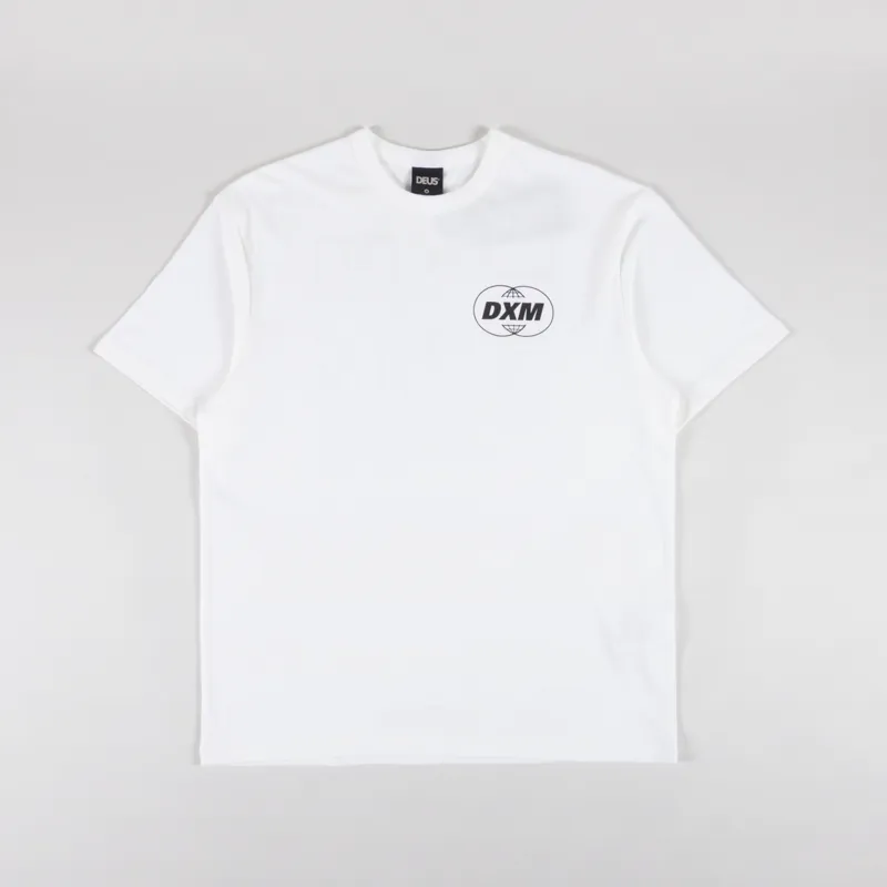Deus Ex Machina Committee T Shirt Vintage White-1