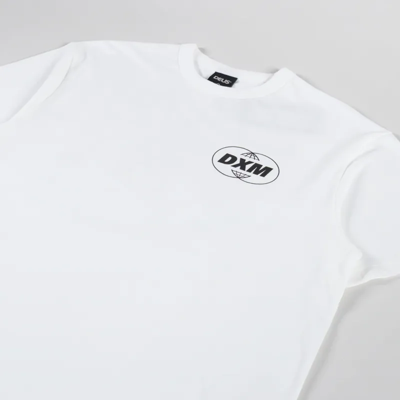 Deus Ex Machina Committee T Shirt Vintage White-3