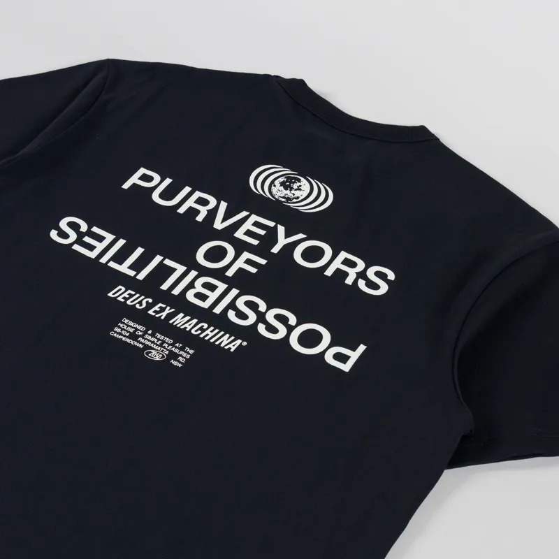 Deus Ex Machina Axis T Shirt Black-2