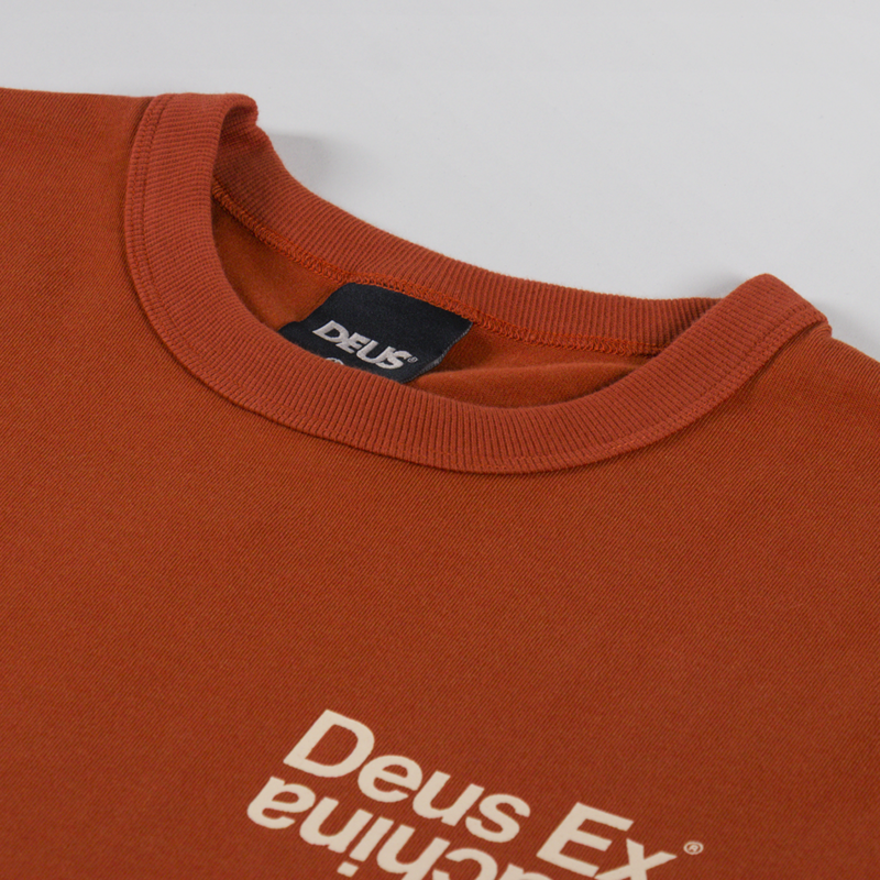 Deus Ex Machina Axis T Shirt Terracotta-4
