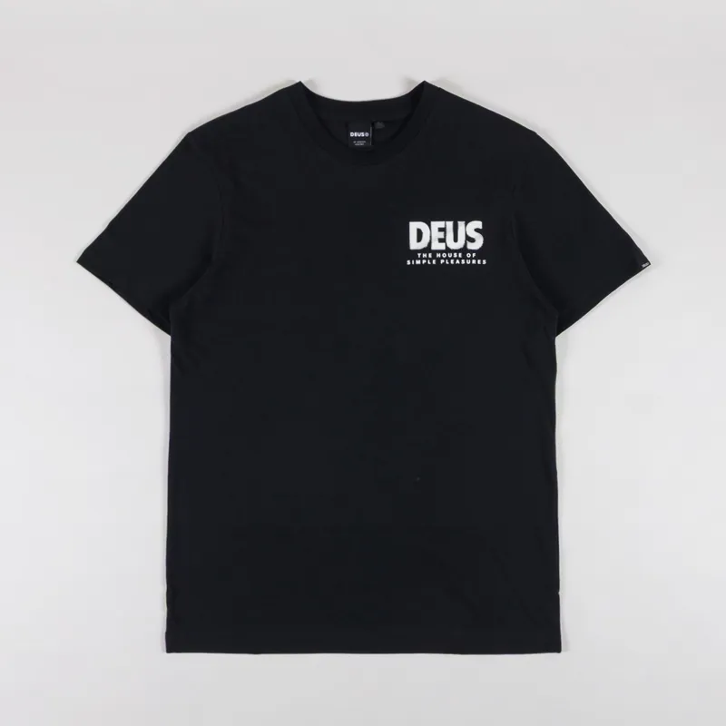 Deus Ex Machina Chromium T Shirt Black-1