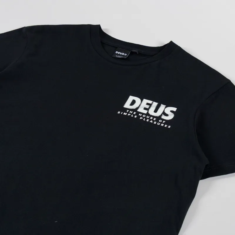 Deus Ex Machina Chromium T Shirt Black-3