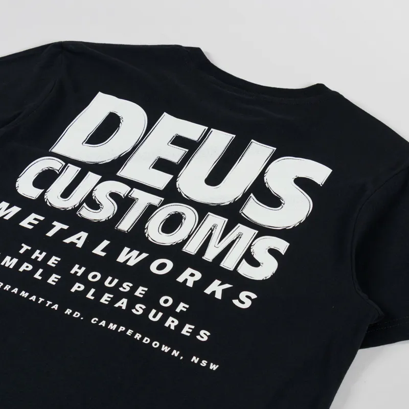 Deus Ex Machina Chromium T Shirt Black-2