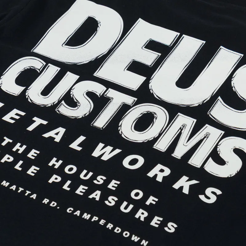 Deus Ex Machina Chromium T Shirt Black-4