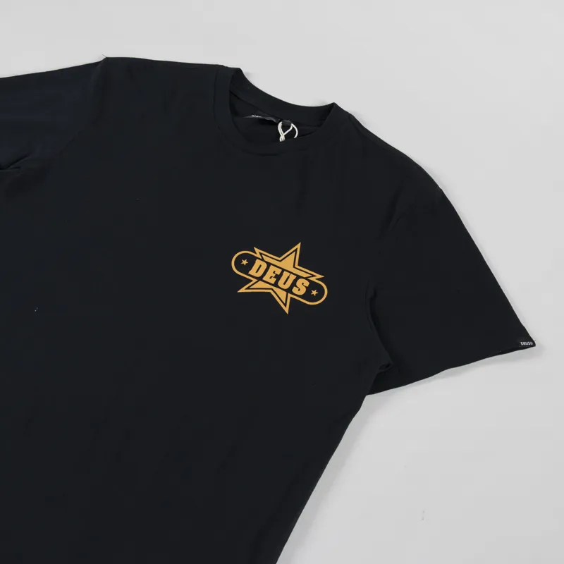 Deus Ex Machina Gumshoe T Shirt Black-3