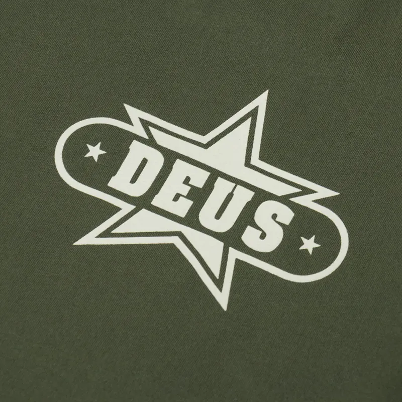Deus Ex Machina Gumshoe T Shirt Cypress Green-5