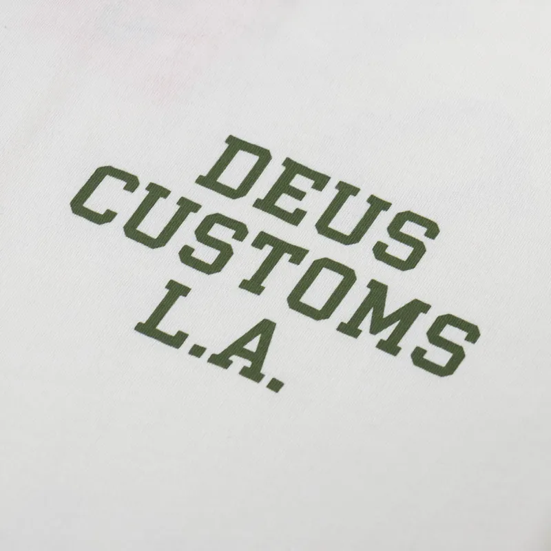 Deus Ex Machina Quickbeak T Shirt Vintage White-5