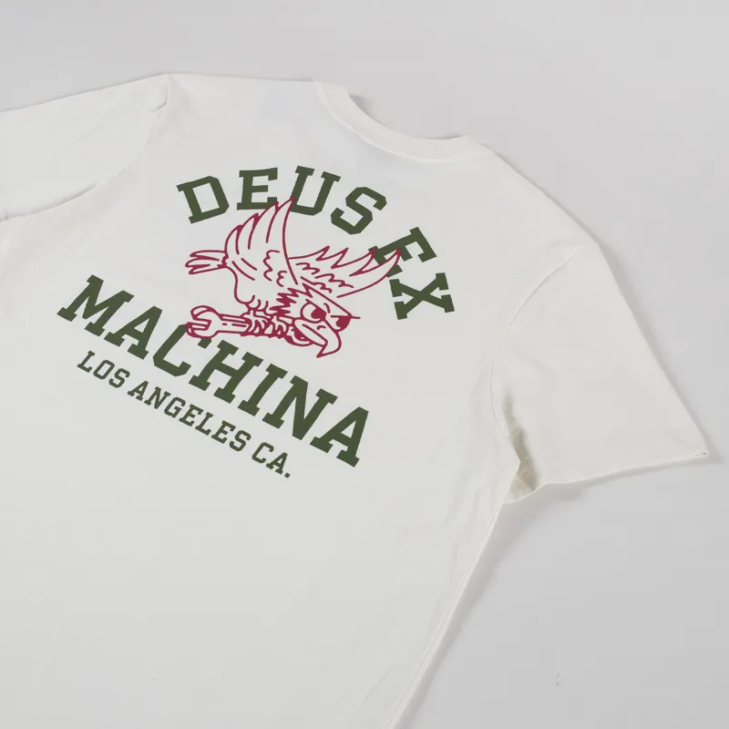Deus Ex Machina Quickbeak T Shirt Vintage White-2