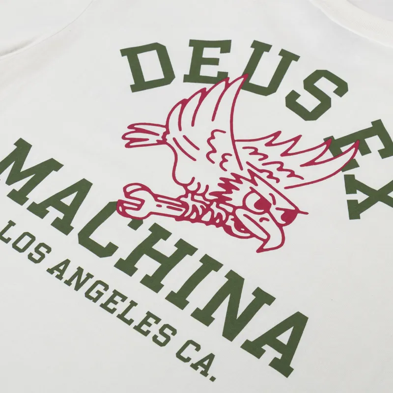 Deus Ex Machina Quickbeak T Shirt Vintage White-4