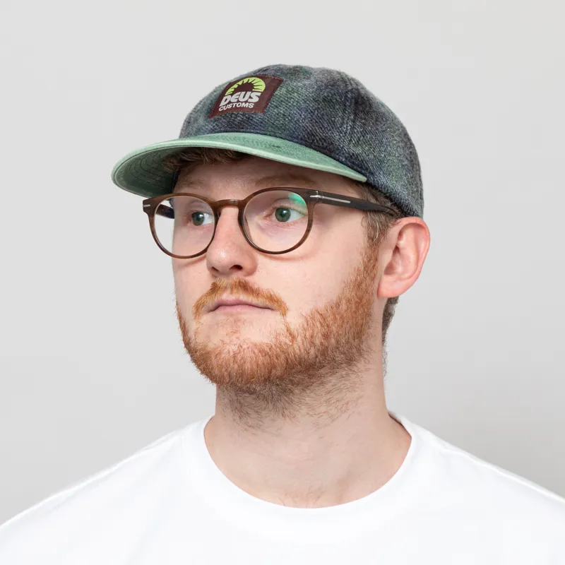 Deus Ex Machina Vacay Check Cap Black Check