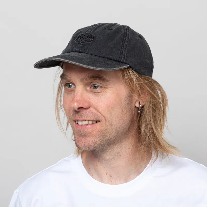 Deus Ex Machina Shield Garment Dyed Cap Black