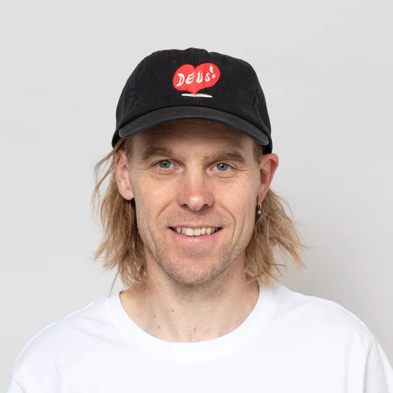 Deus Ex Machina Deep Cut Dad Cap Black-1
