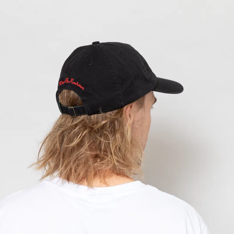 Deus Ex Machina Deep Cut Dad Cap Black-2