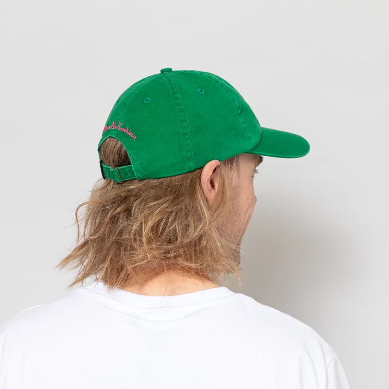 Deus Ex Machina Deep Cut Dad Cap Verdant Green-2