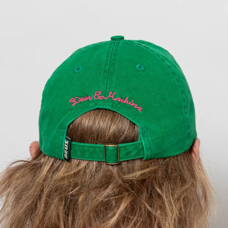 Deus Ex Machina Deep Cut Dad Cap Verdant Green-4