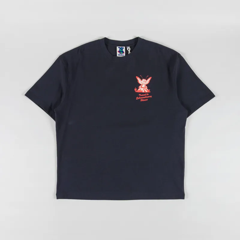 Deus Ex Machina 24hr T Shirt Anthracite-1