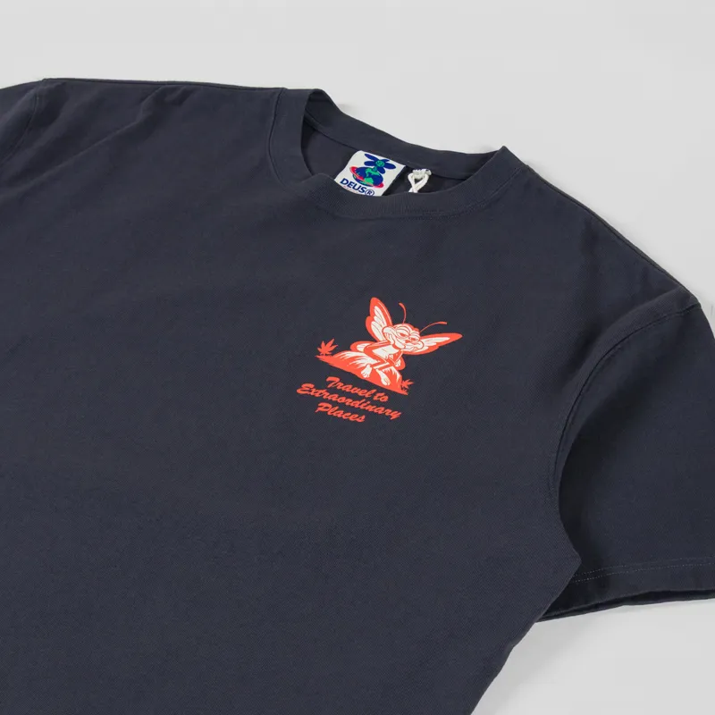 Deus Ex Machina 24hr T Shirt Anthracite-3