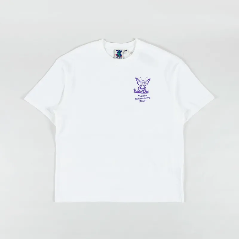 Deus Ex Machina 24hr T Shirt Vintage White-1