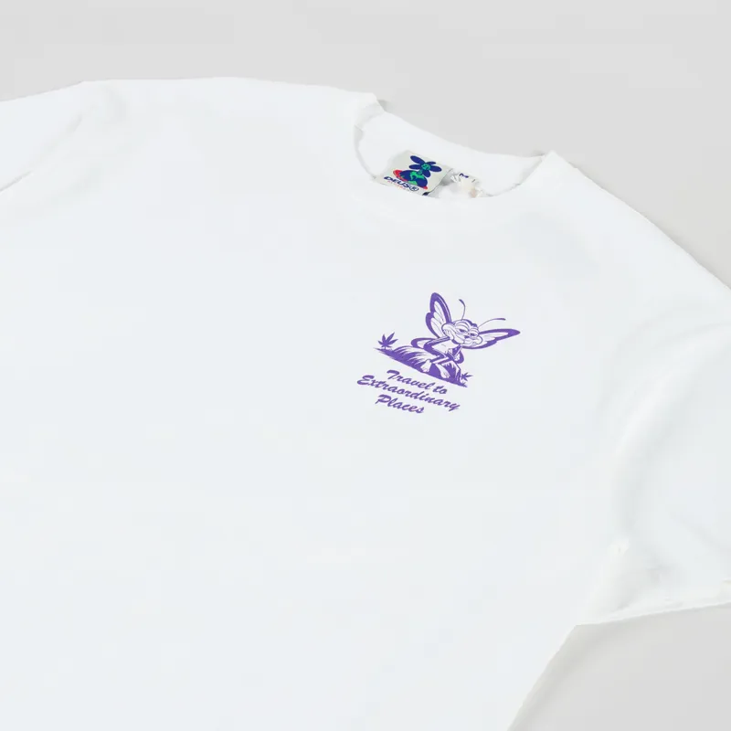 Deus Ex Machina 24hr T Shirt Vintage White-3