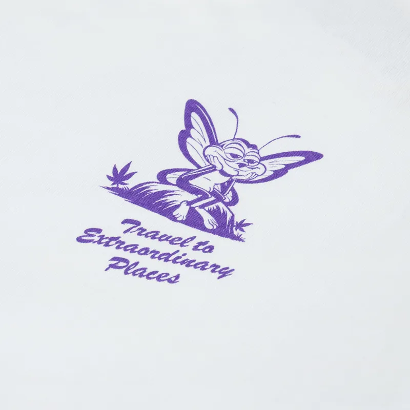 Deus Ex Machina 24hr T Shirt Vintage White-6