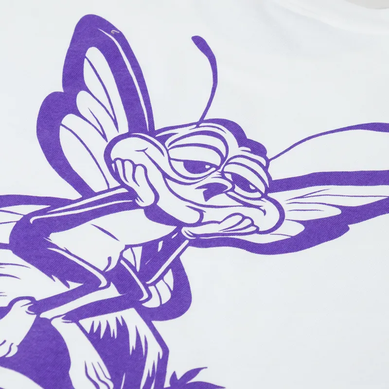 Deus Ex Machina 24hr T Shirt Vintage White-4