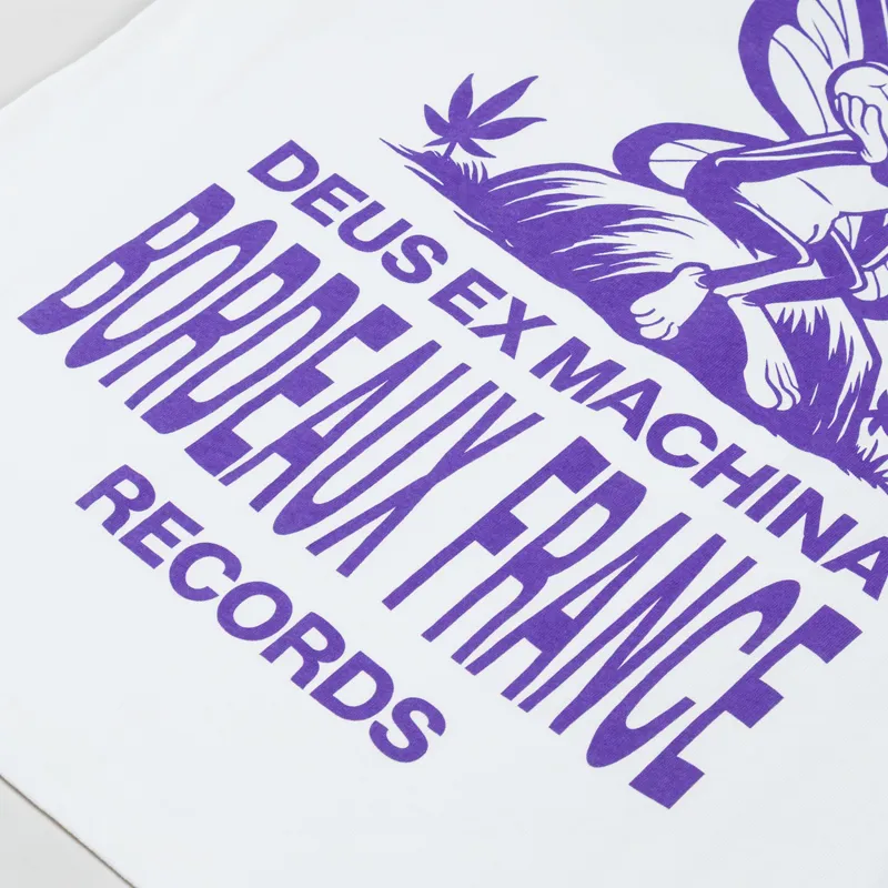 Deus Ex Machina 24hr T Shirt Vintage White-5