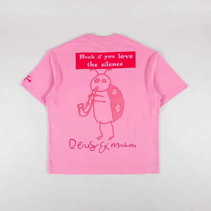 Deus Ex Machina Noise Complaint T Shirt Prism Pink