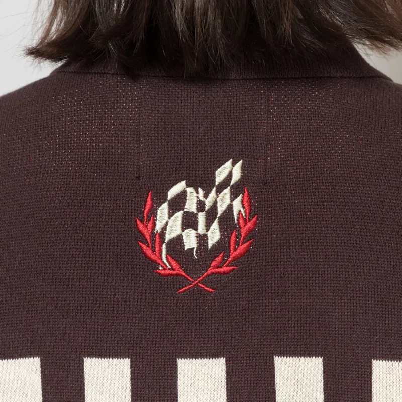 Deus Ex Machina Womens Monte Carlo Knit Cardigan Java Brown-8