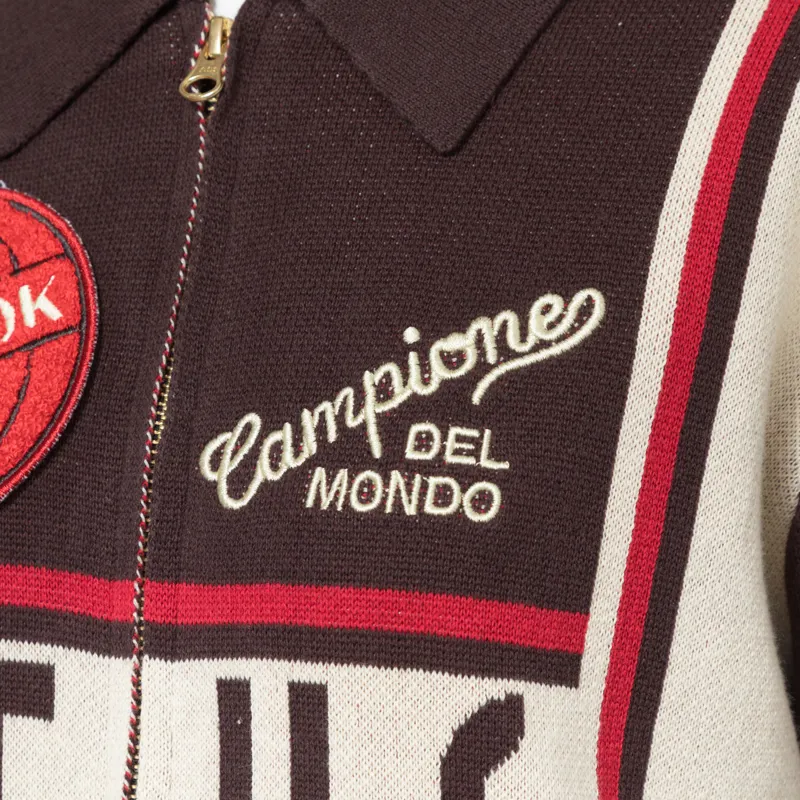 Deus Ex Machina Womens Monte Carlo Knit Cardigan Java Brown-4