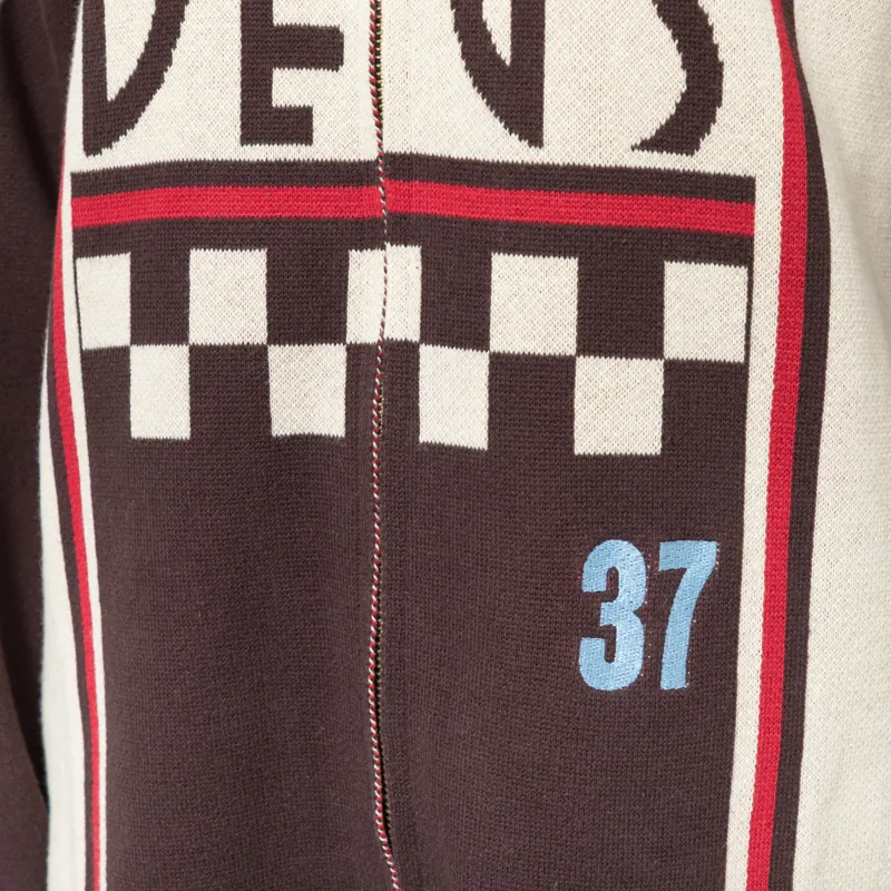 Deus Ex Machina Womens Monte Carlo Knit Cardigan Java Brown-6