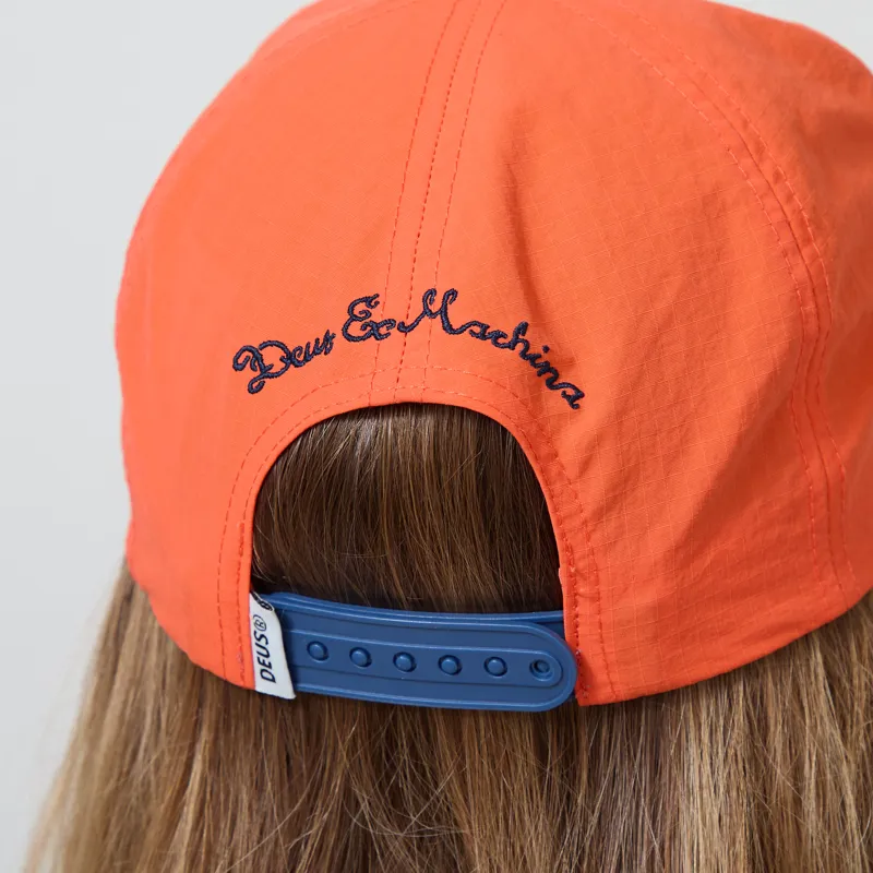 Deus Ex Machina Womens LA Ripstop Cap Flame Orange-4