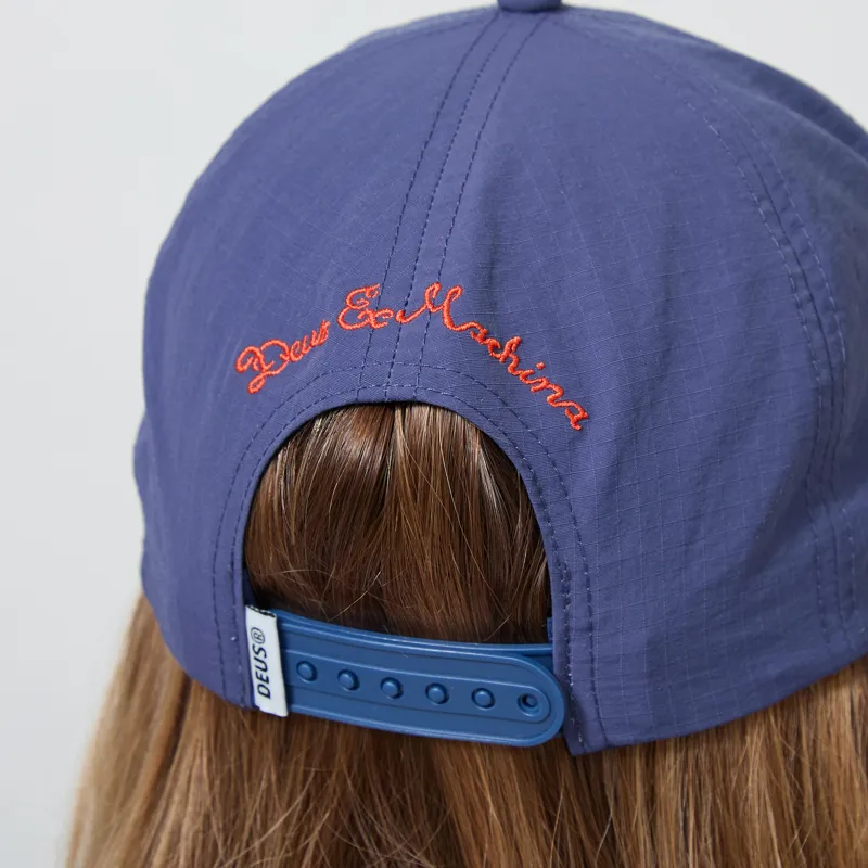 Deus Ex Machina Womens LA Ripstop Cap Pageant Blue-4