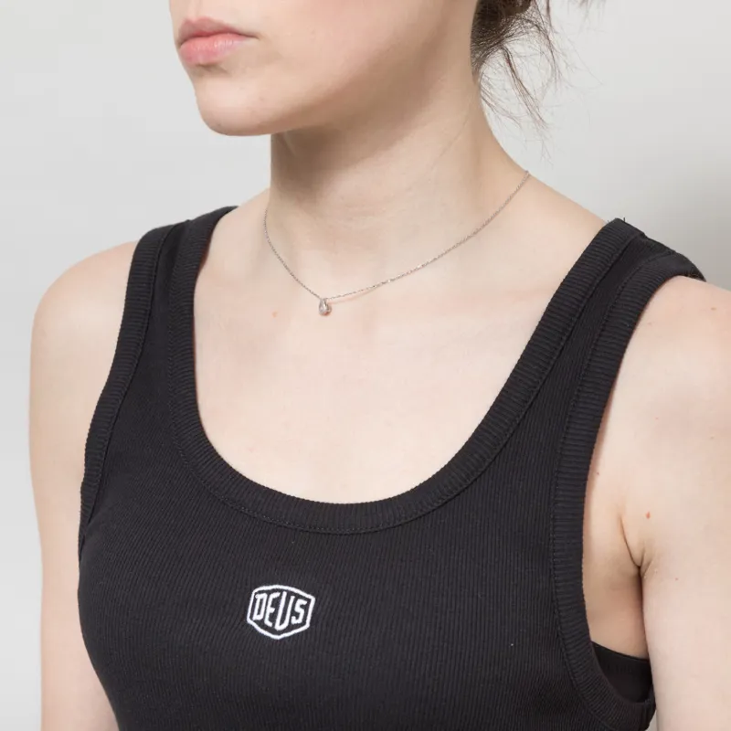 Deus Ex Machina Womens June Shield Tank Black-2