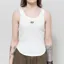 Deus Ex Machina Womens June Shield Tank Vintage White
