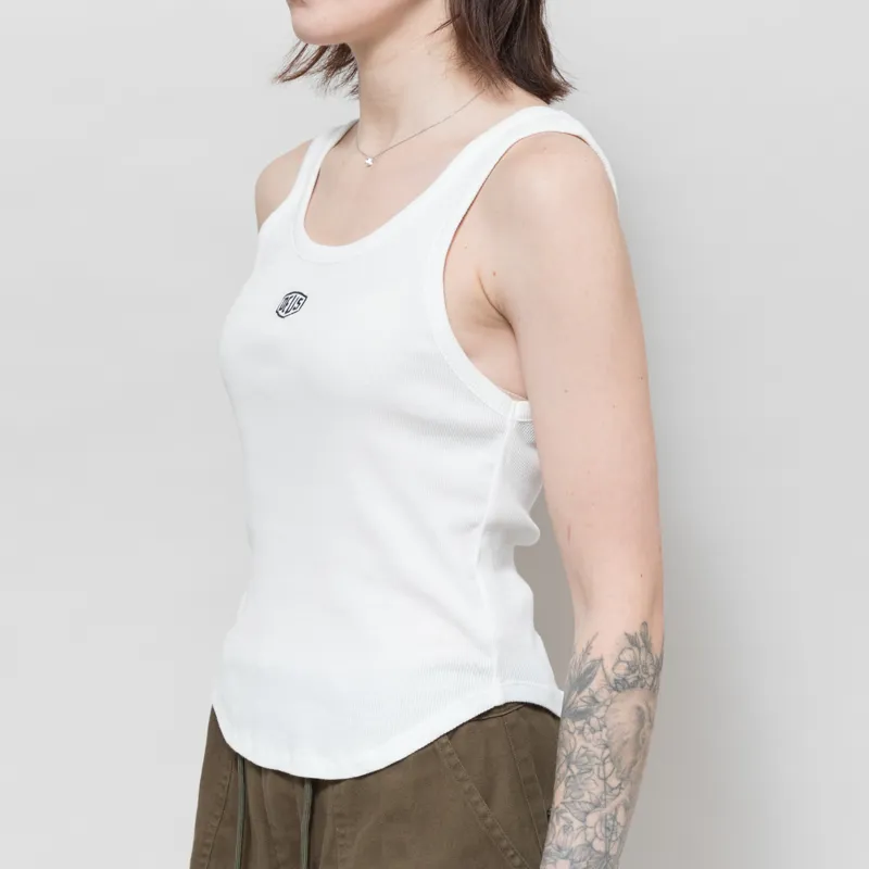 Deus Ex Machina Womens June Shield Tank Vintage White-1