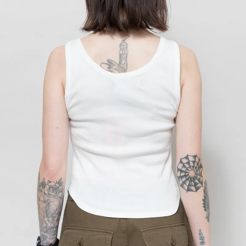 Deus Ex Machina Womens June Shield Tank Vintage White-2