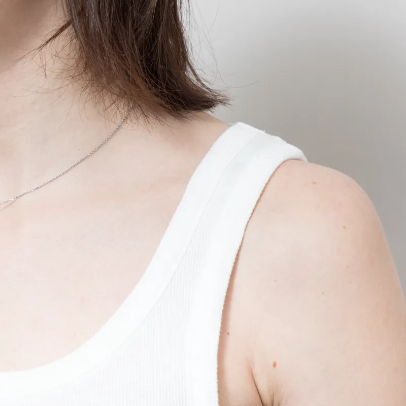 Deus Ex Machina Womens June Shield Tank Vintage White-3