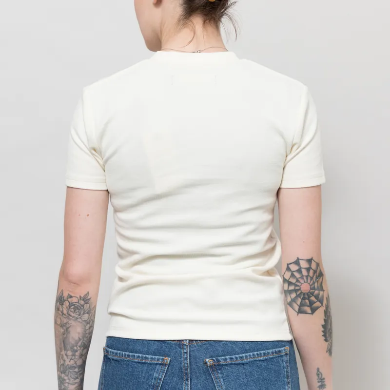 Deus Ex Machina Womens HeLeNe T Shirt Dirty White-1