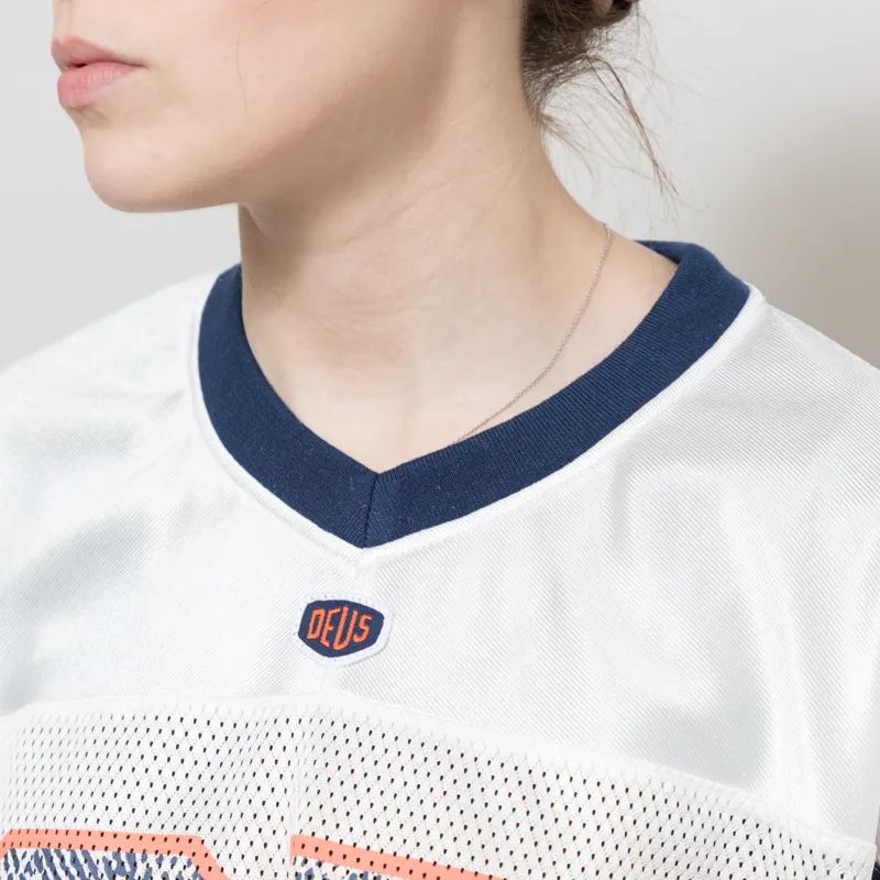 Deus Ex Machina Womens San Remo 37 Top Flame Blanc-5