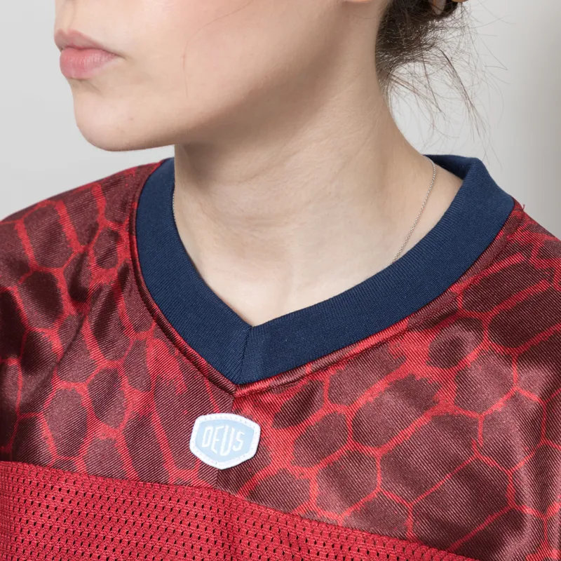 Deus Ex Machina Womens Cresto 37 Top Burgundy-5