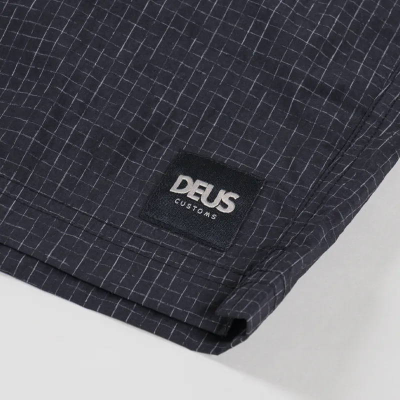Deus Ex Machina Service Swim Shorts Black-6