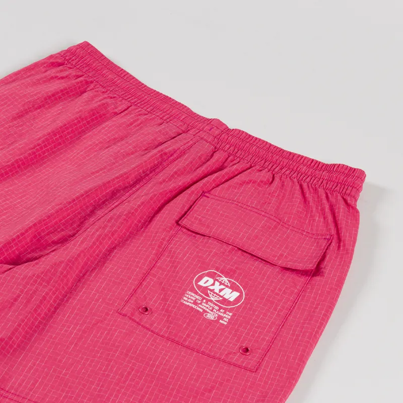 Deus Ex Machina Service Mesh Swim Shorts Melon Red-3