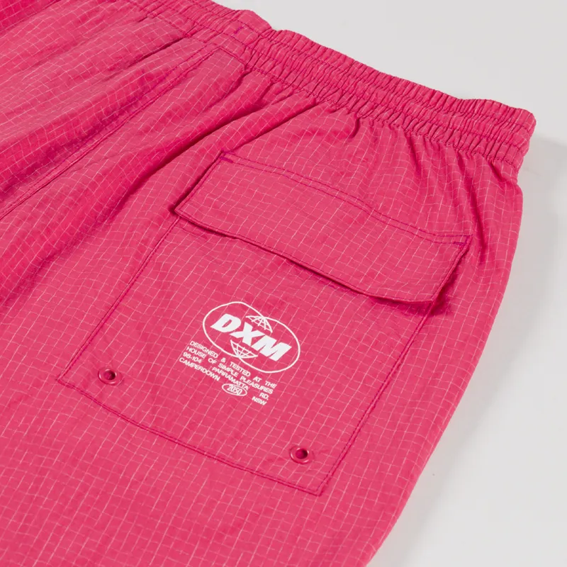 Deus Ex Machina Service Mesh Swim Shorts Melon Red-5