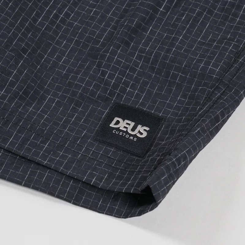 Deus Ex Machina Service Mesh Swim Shorts Black-4