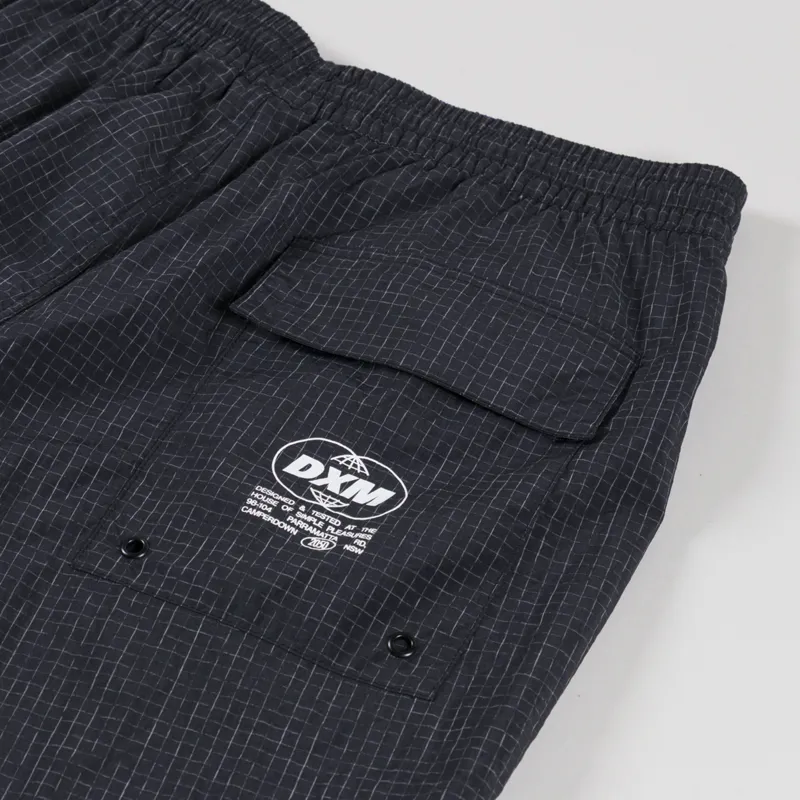 Deus Ex Machina Service Mesh Swim Shorts Black-6