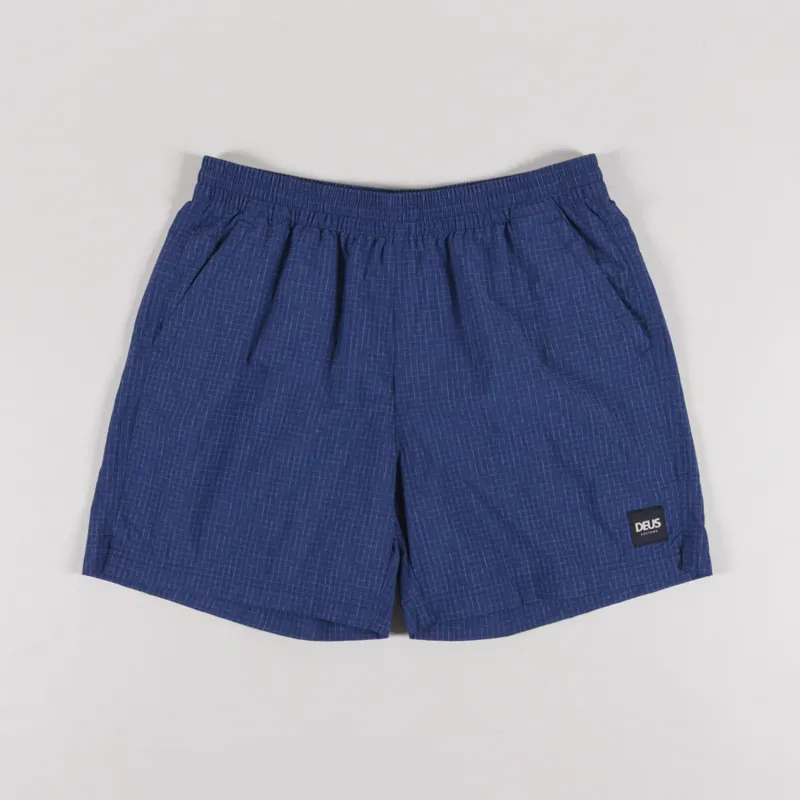 Deus Ex Machina Service Mesh Swim Shorts Mechanic Blue