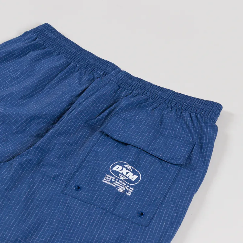 Deus Ex Machina Service Mesh Swim Shorts Mechanic Blue-3