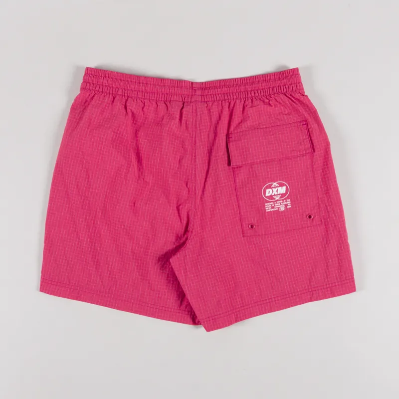 Deus Ex Machina Service Mesh Swim Shorts Melon Red-1